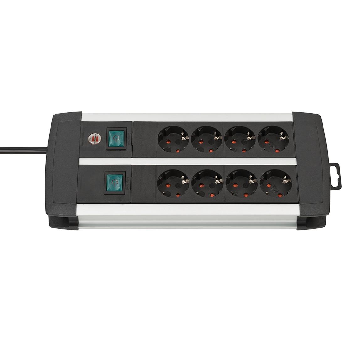 Brennenstuhl Premium-Alu-Line Technik - 8 port