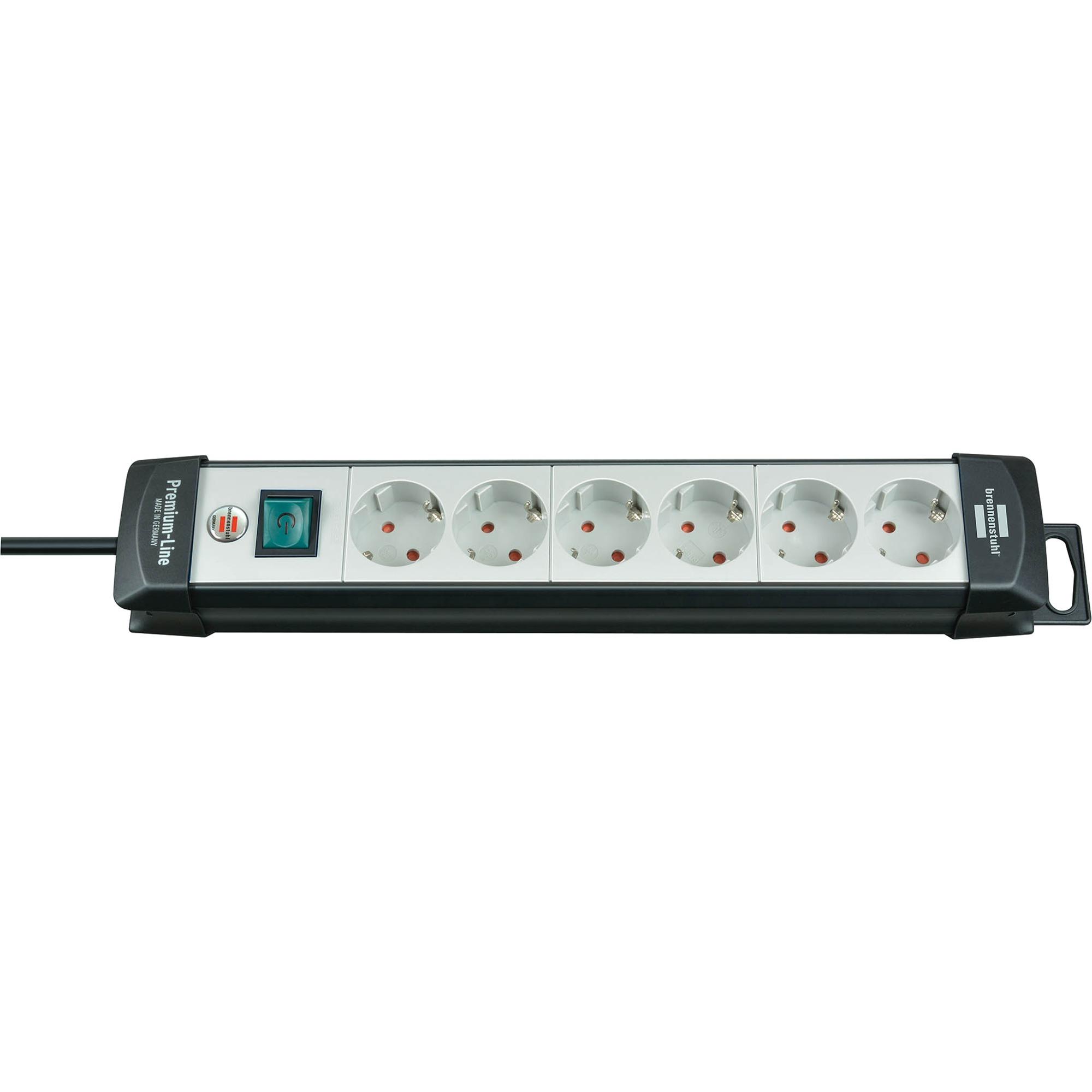Brennenstuhl Premium-Line, 6-way power strip (black