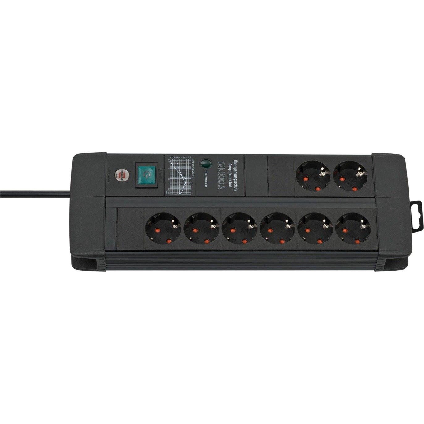 Brennenstuhl Premium-Line 8-way power strip Duo