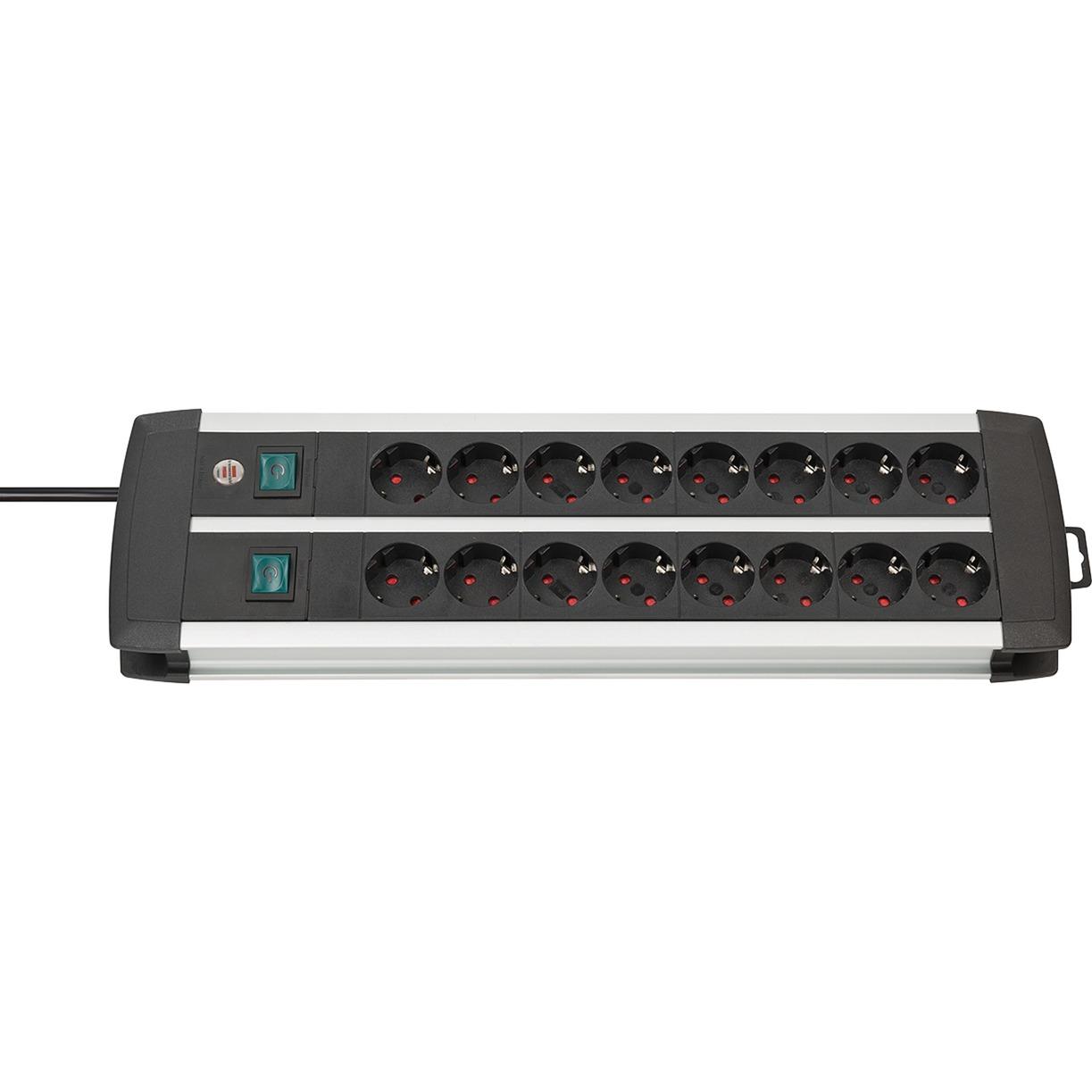 Brennenstuhl Premium Alu-Line technology, 16-way power
