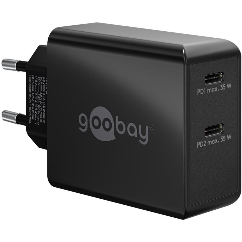 Goobay USB-C dual fast charger 36