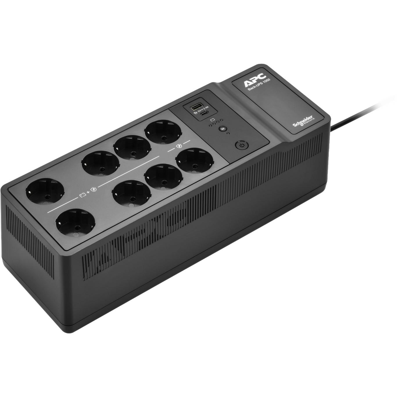APC Back-UPS BE1050G2-GR, 600W/1050VA (schwarz)
