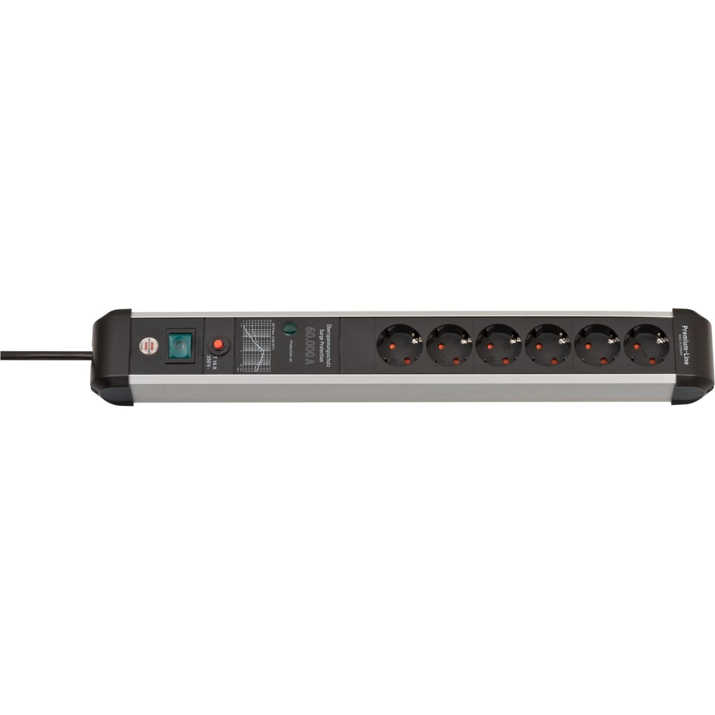 Brennenstuhl Premium Protect Line 6-way power