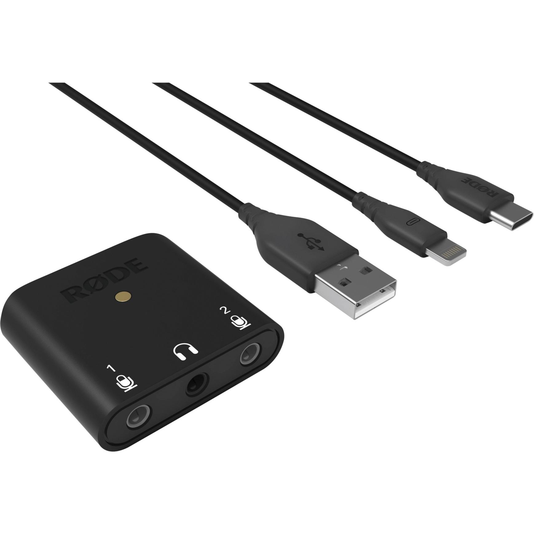 Rode Microphones AI-Micro, adapter (black, 3