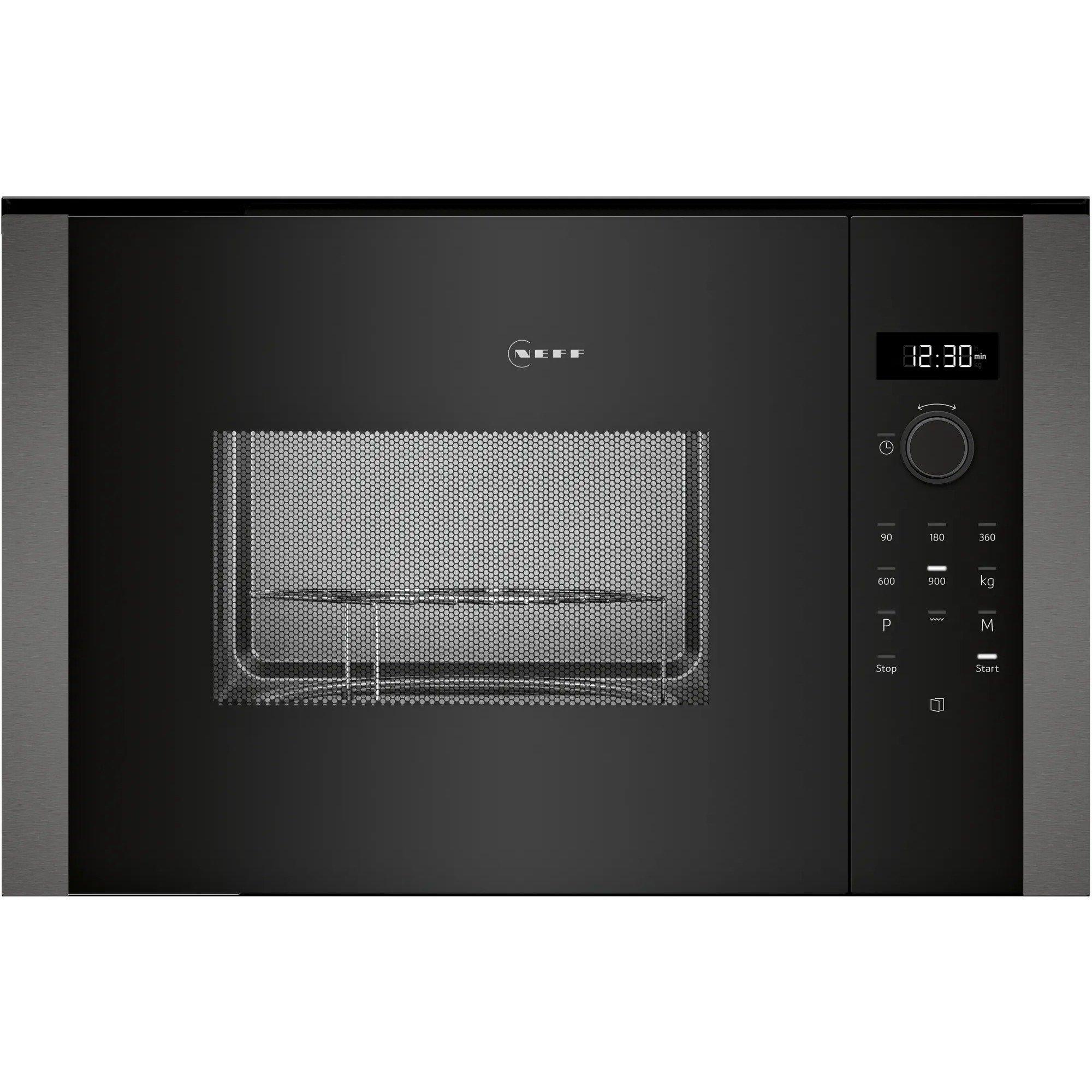 Neff HLAGD53G0 N50, microwave black/grey, with