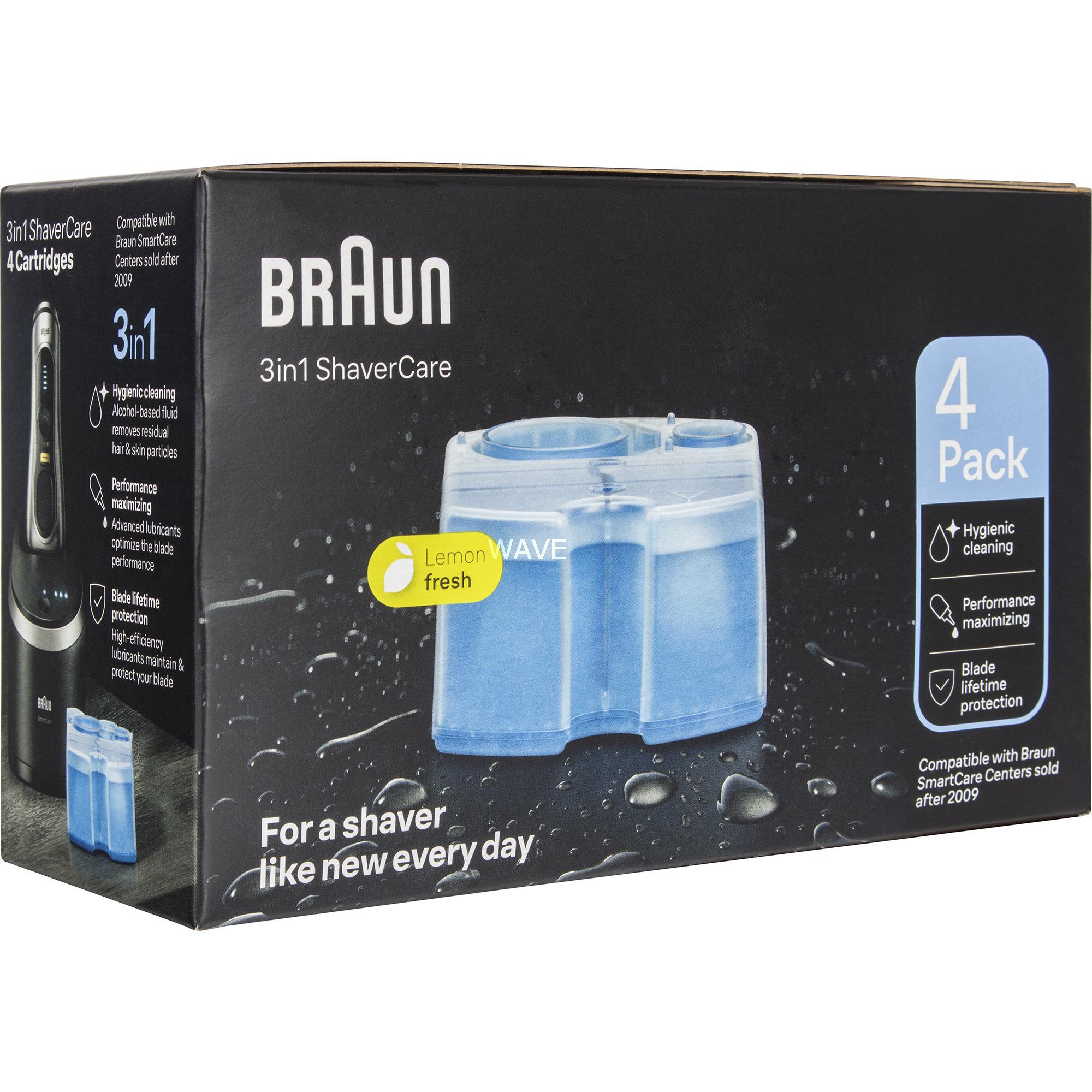 Braun 3-in-1 ShaverCare cleaning cartridges (4
