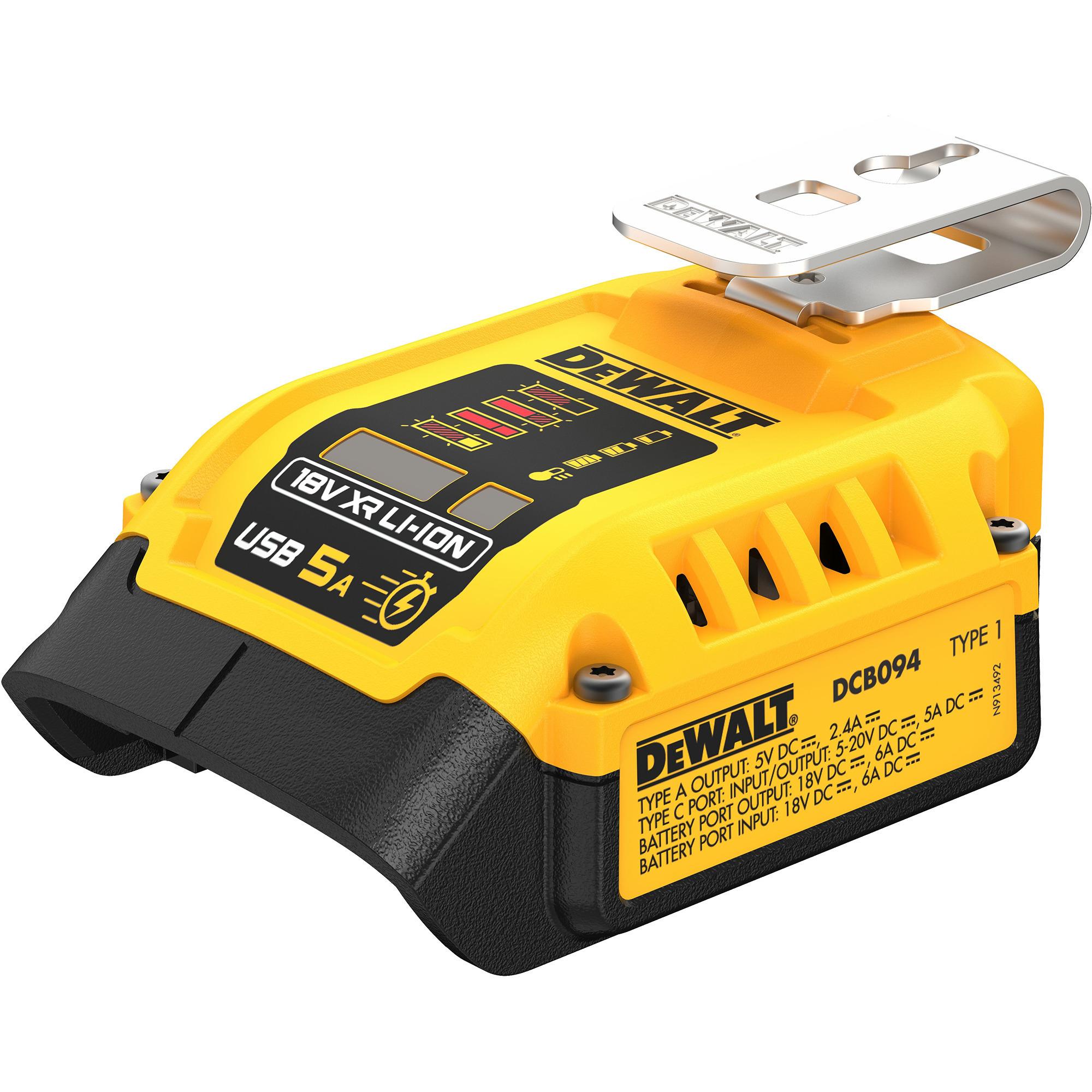 DEWALT Combination Charger DCB094K, with power