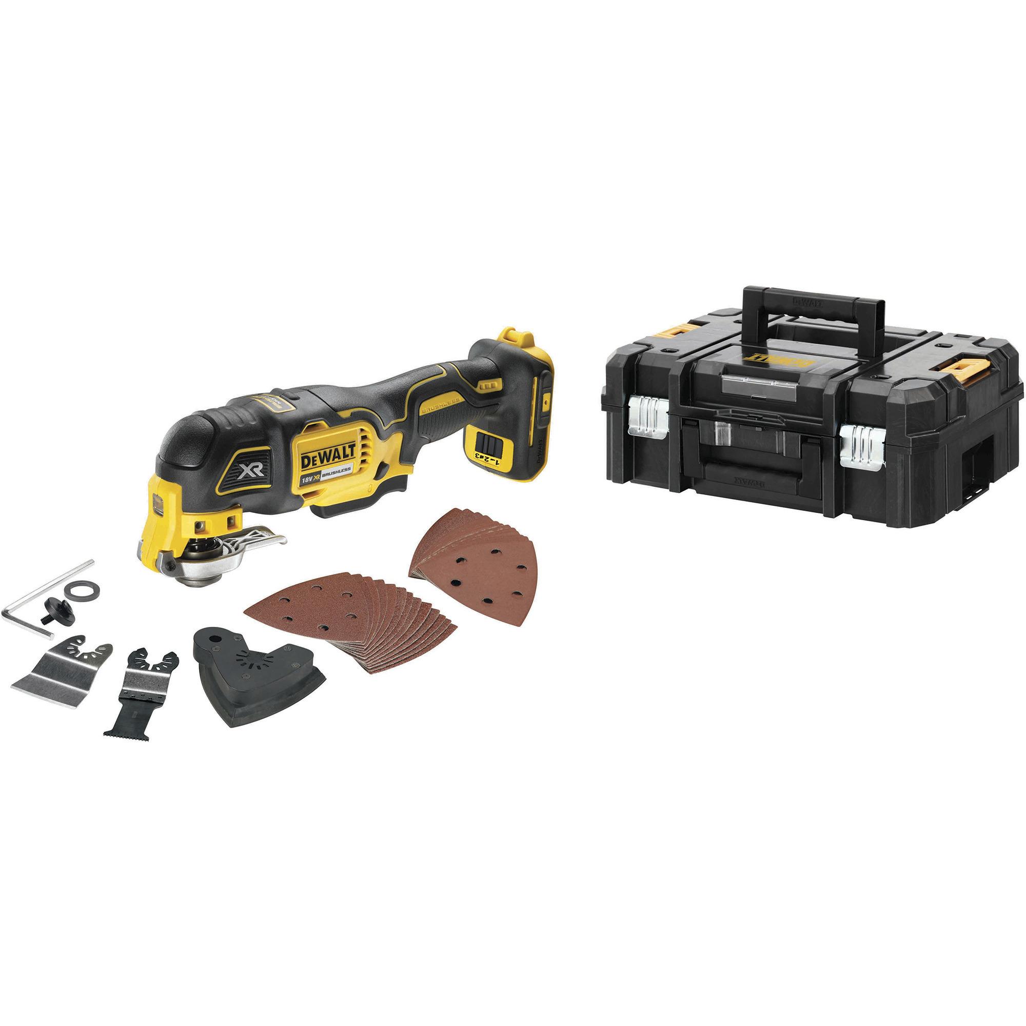 DEWALT cordless multi-tool DCS356NT, 18V yellow/black