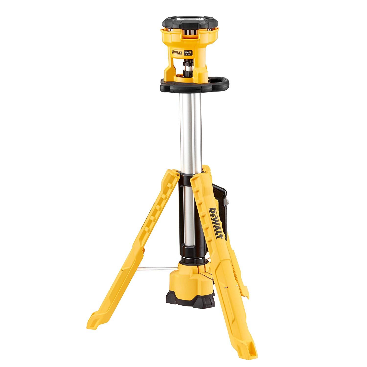 DeWalt LED cordless construction site spotlight
