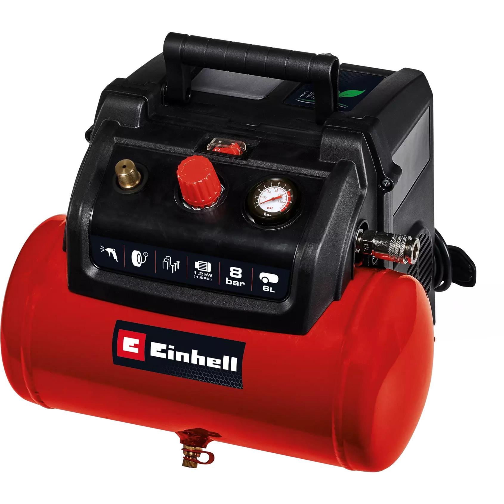 EINHELL compressor TC-AC 190/6/8 OF red/black