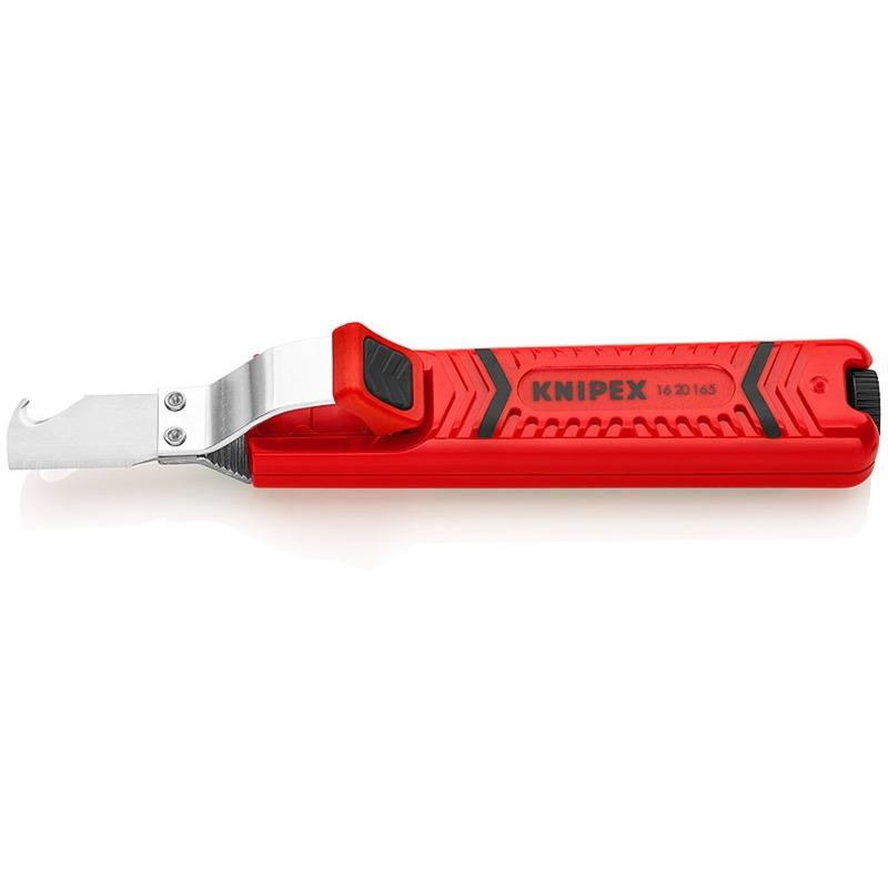 Knipex 1620165SB Red cable stripper, Stripping