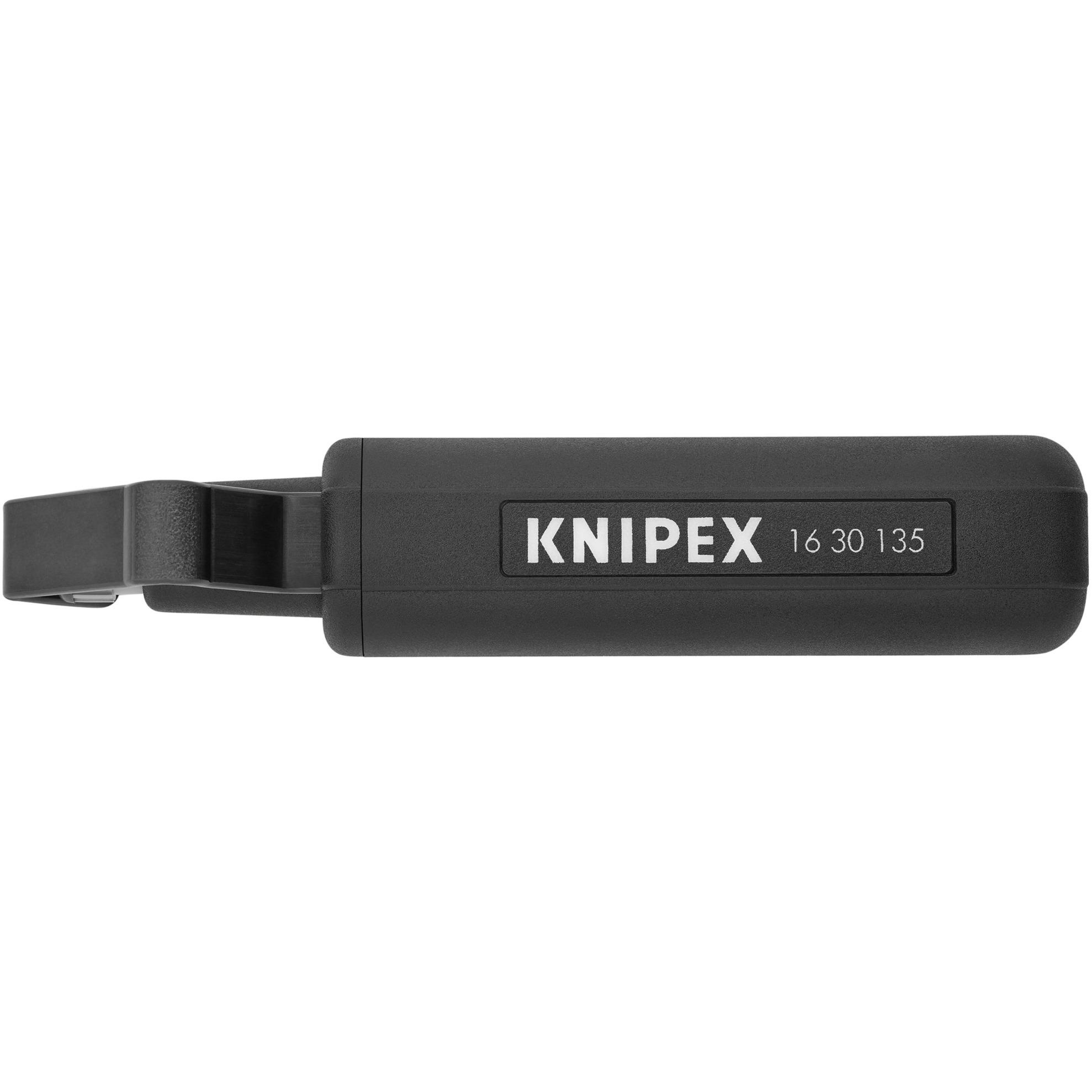 Knipex 1630135SB Black cable stripper, Stripping