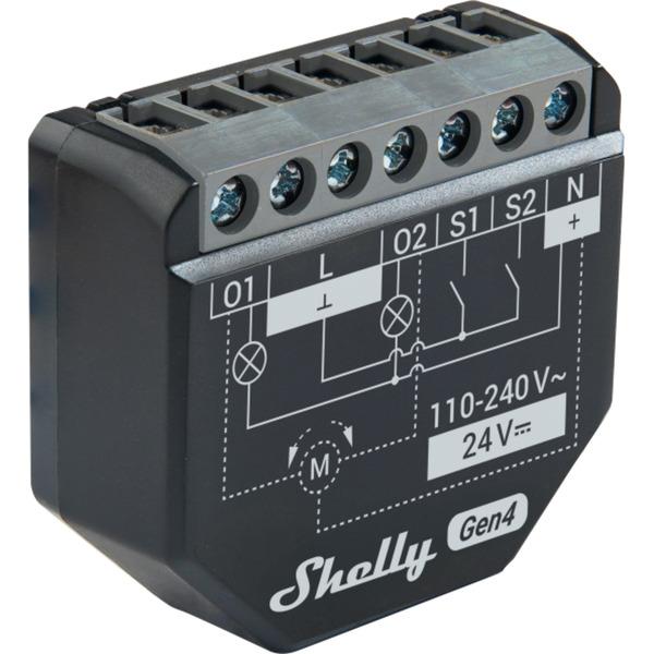 Shelly 2PM Gen4 (black, pack of