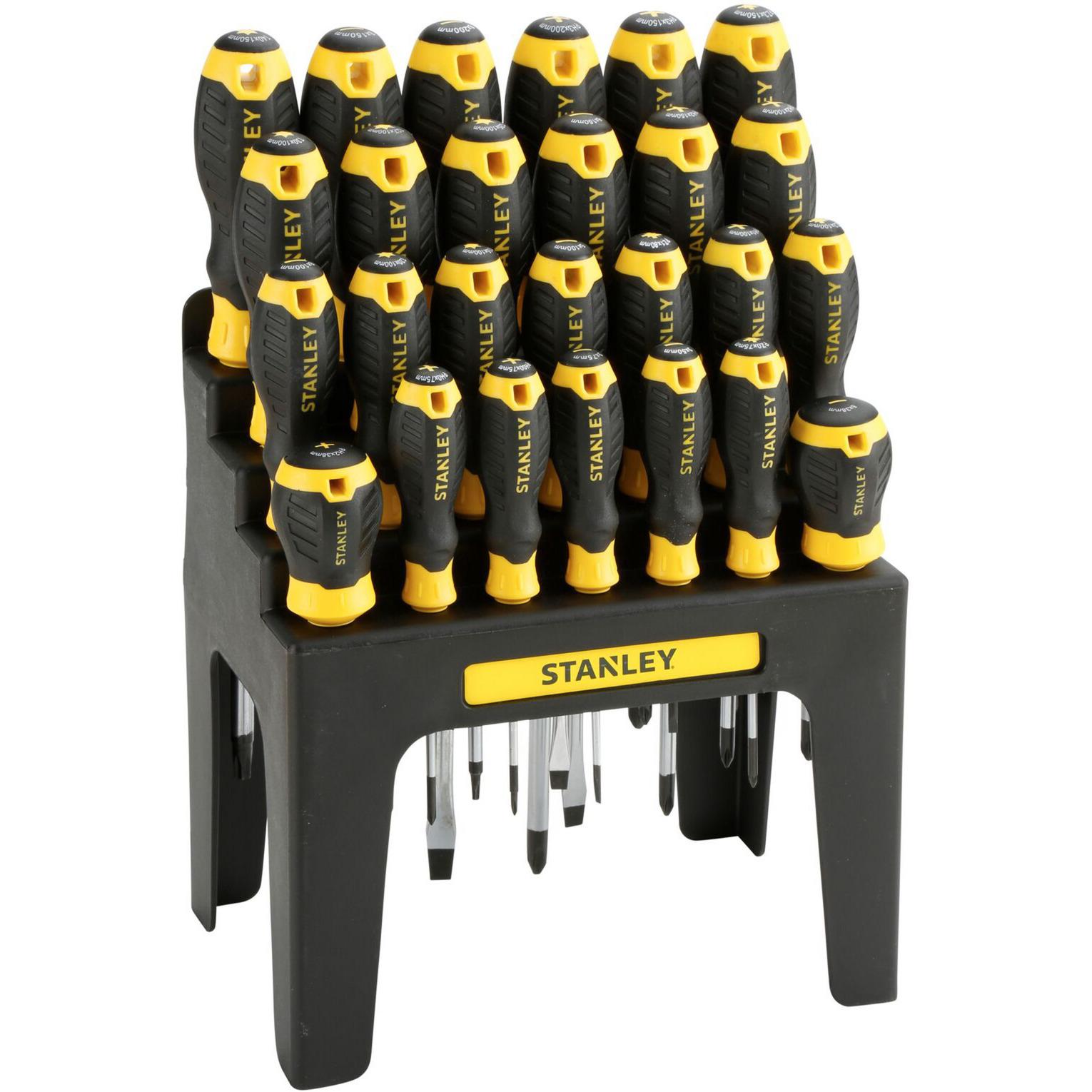 Stanley Screwdriver Set with Storage Rack
