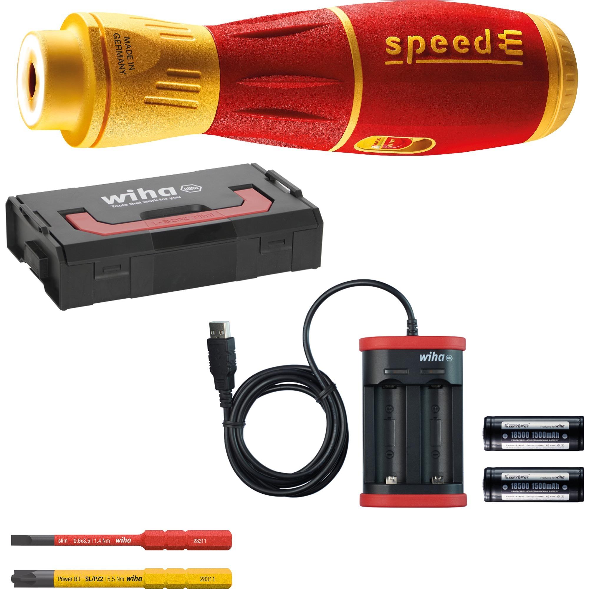 Wiha 591 E-Screwdriver Set speedE II