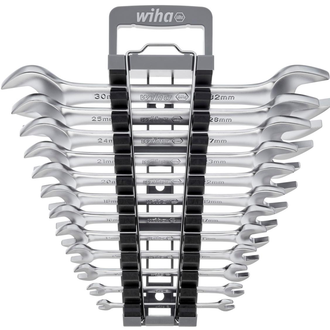 Wiha double open-end wrench set, 12