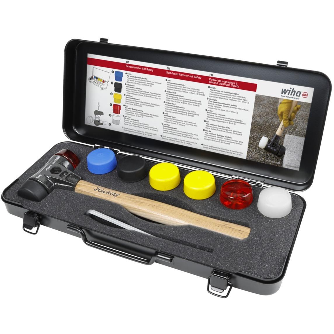 Wiha Soft-faced hammer set Safety, 8