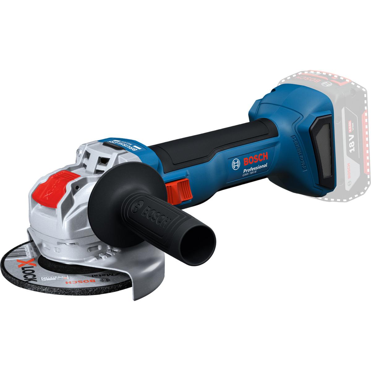 Bosch Powertools X-LOCK Akku-Winkelschleifer GWX 18V-8