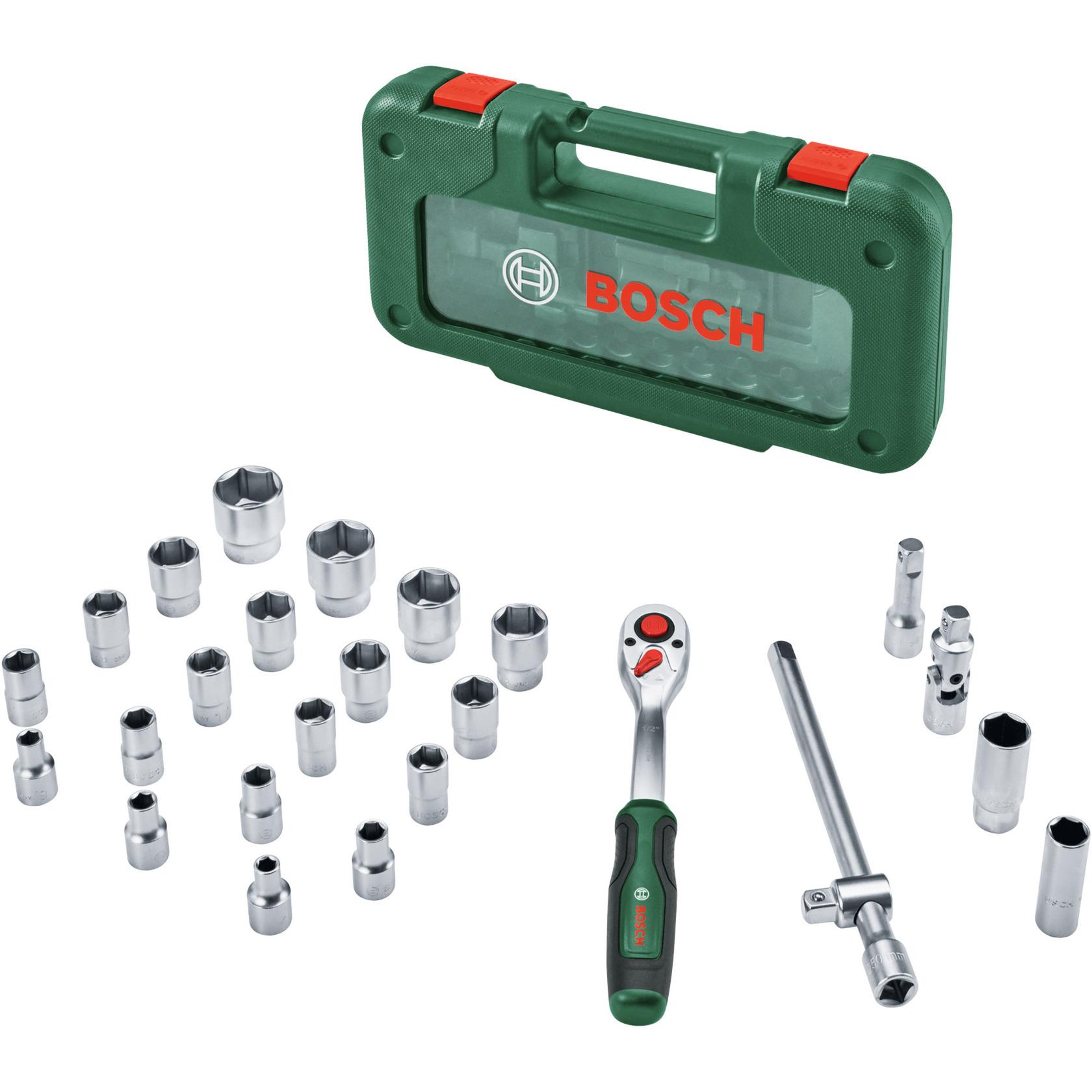 Bosch Powertools 1/2" ratchet set with