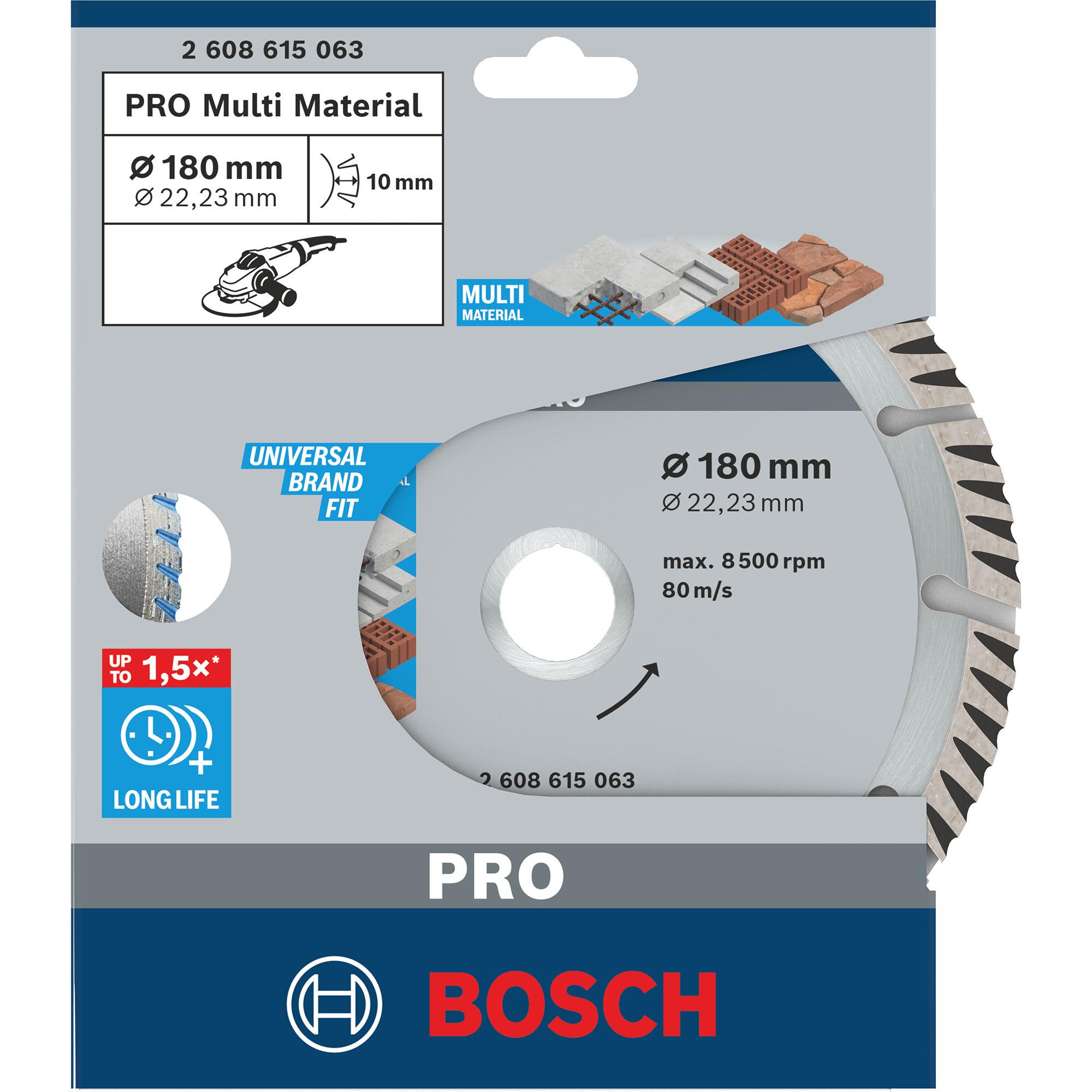 Bosch Powertools PRO Multi Material diamond