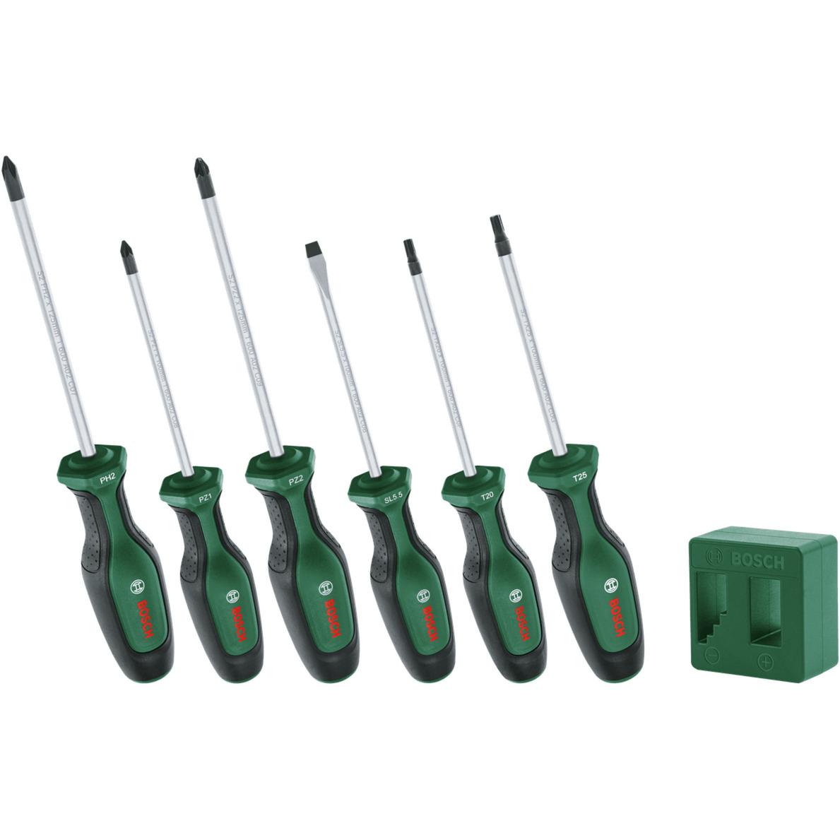 Bosch Powertools screwdriver + magnetizer set
