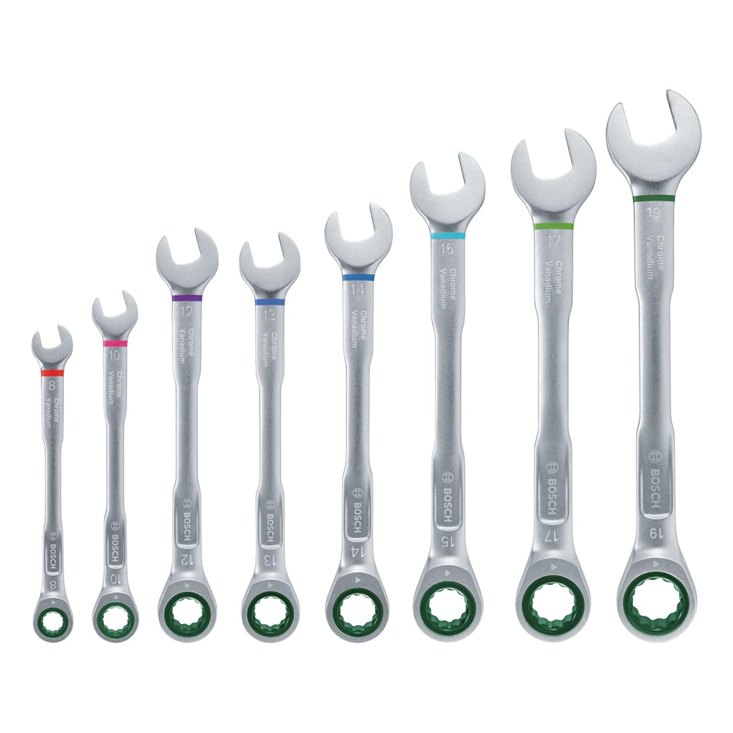 Bosch Powertools wrench with ratchet set