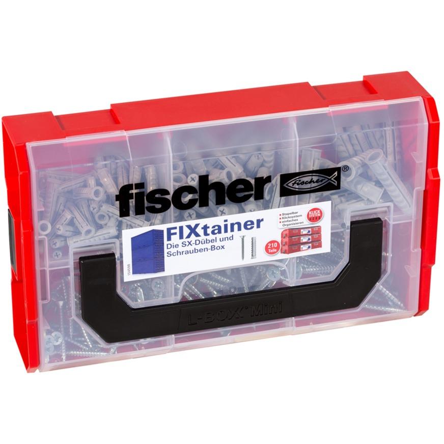 Fischer FIXtainer SX dowel and screw