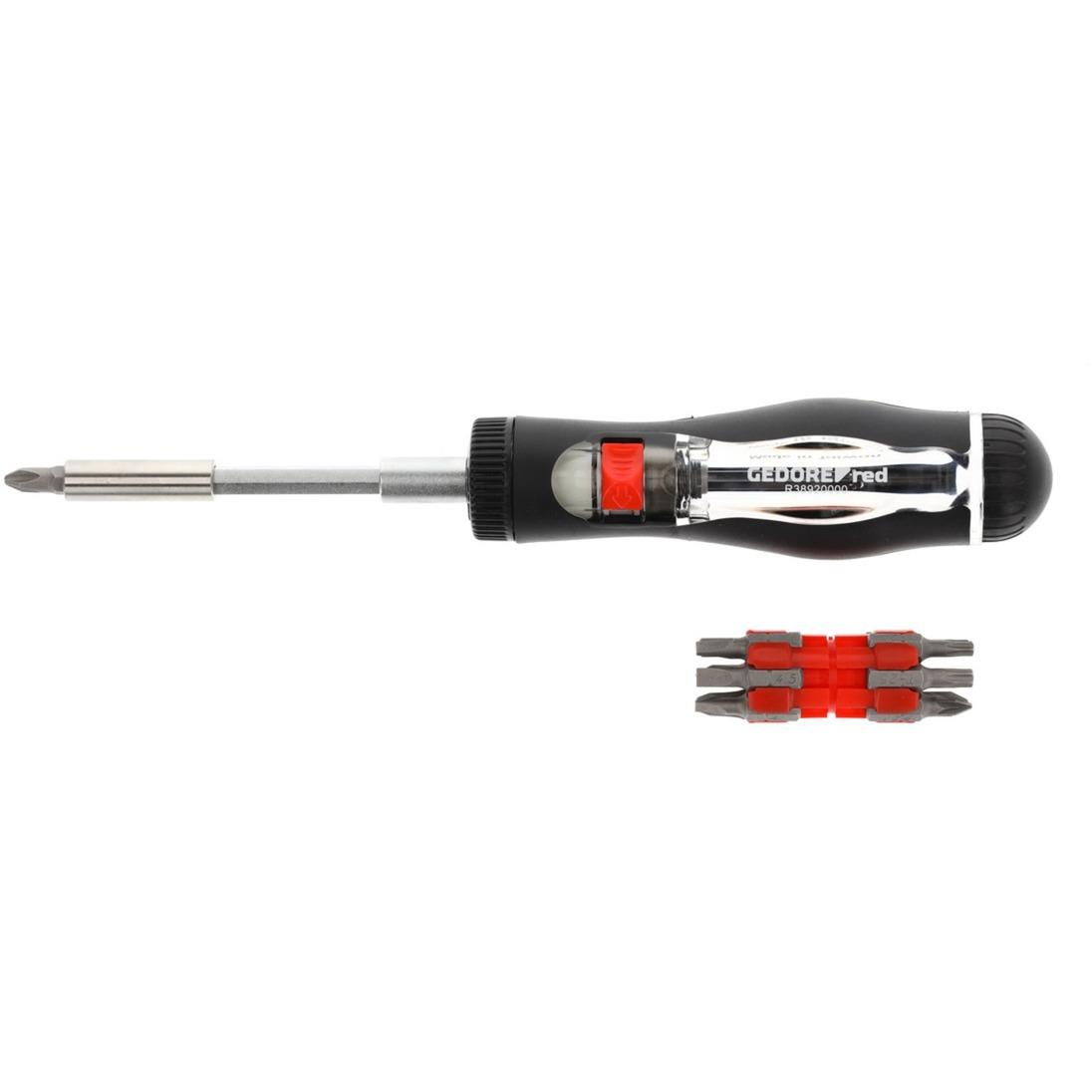 Gedore Red magazine ratchet screwdriver 13in1