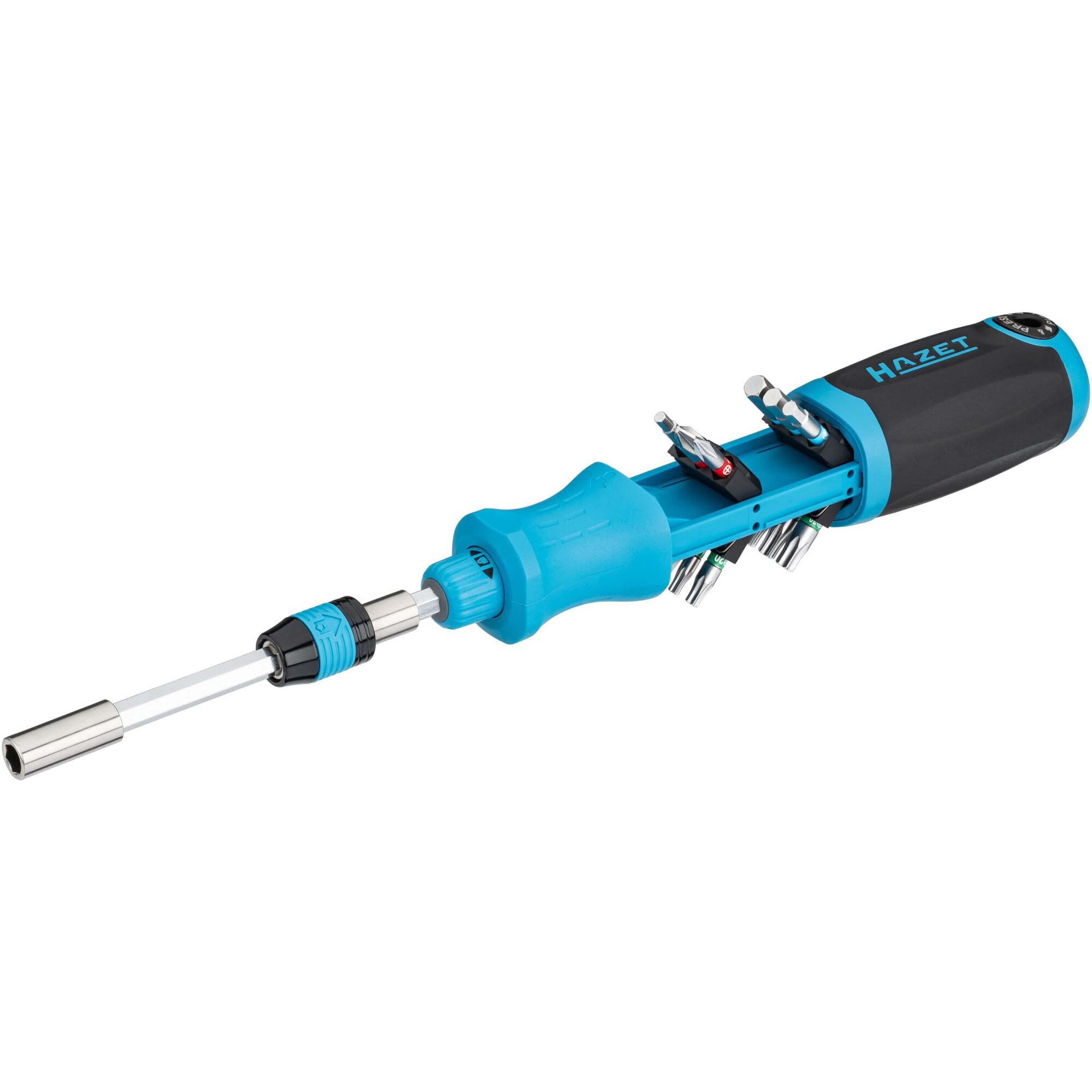 Hazet Bit ratchet screwdriver 811R-4 (blue/black