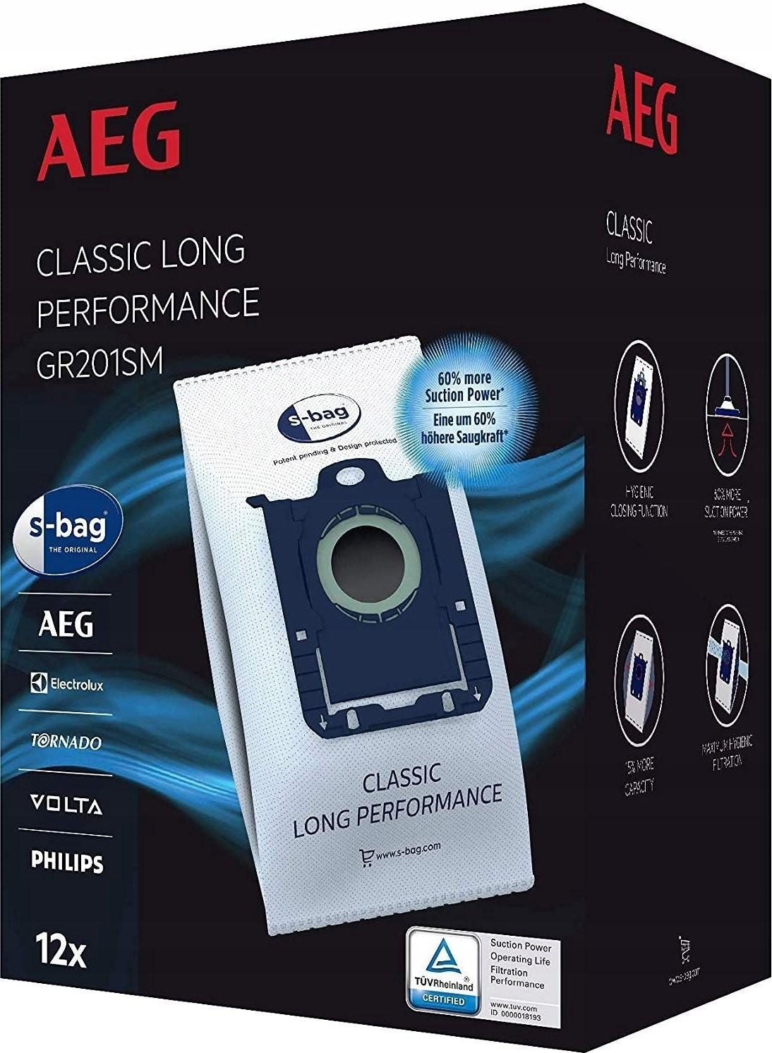 AEG GR201SM Classic vacuum cleaner bags