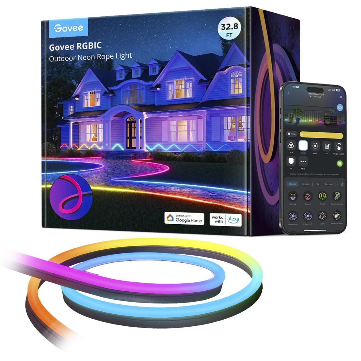 Govee RGBIC Outdoor Neon Strip Lights