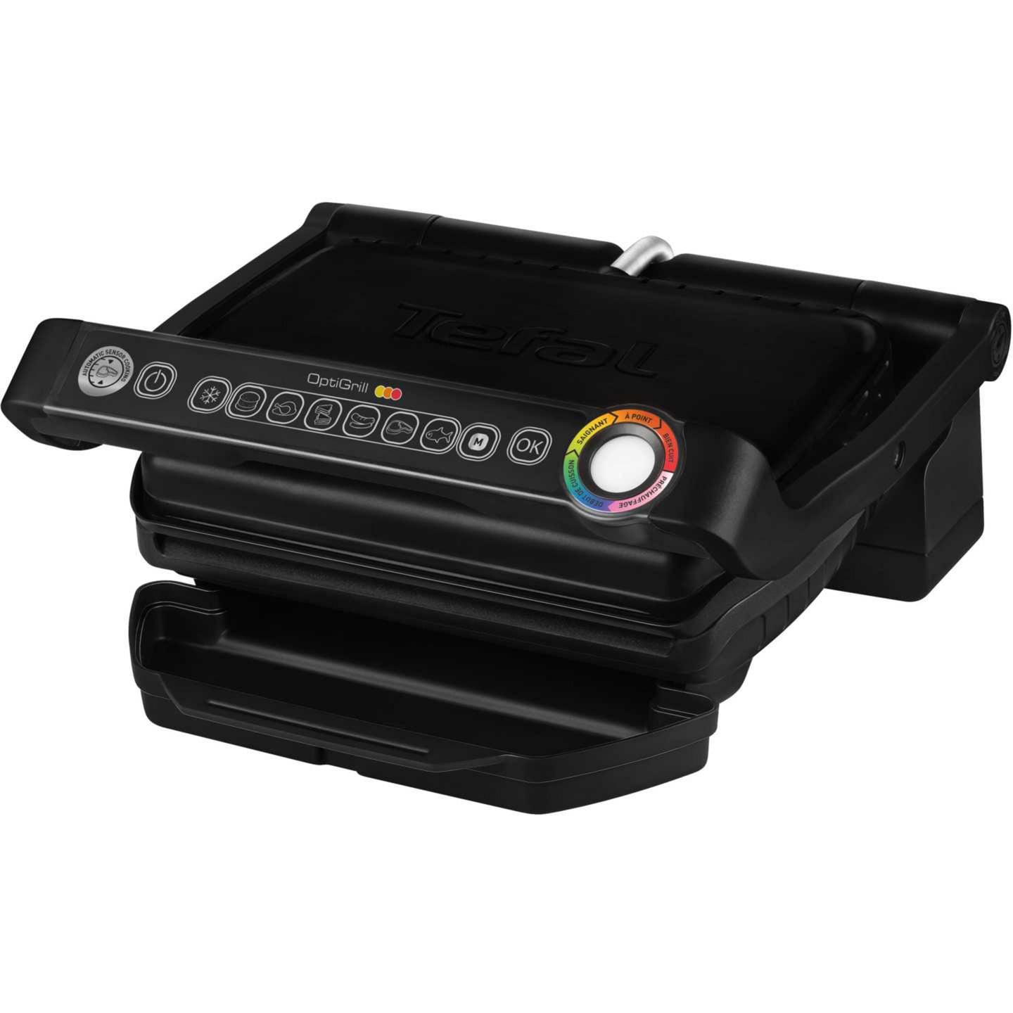 Tefal OptiGrill GC7058, contact grill (black
