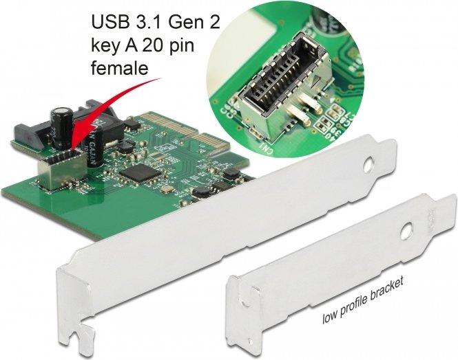 DeLOCK PCIe card> 1x internal USB
