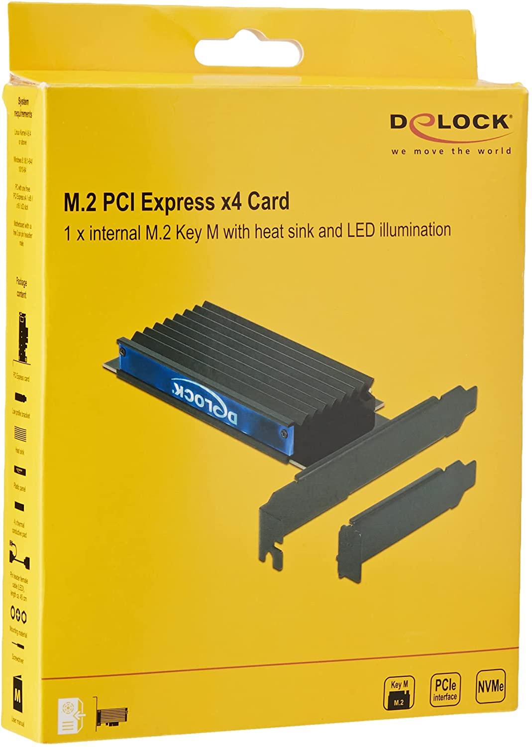DeLOCK PCIe x4 K 1x in
