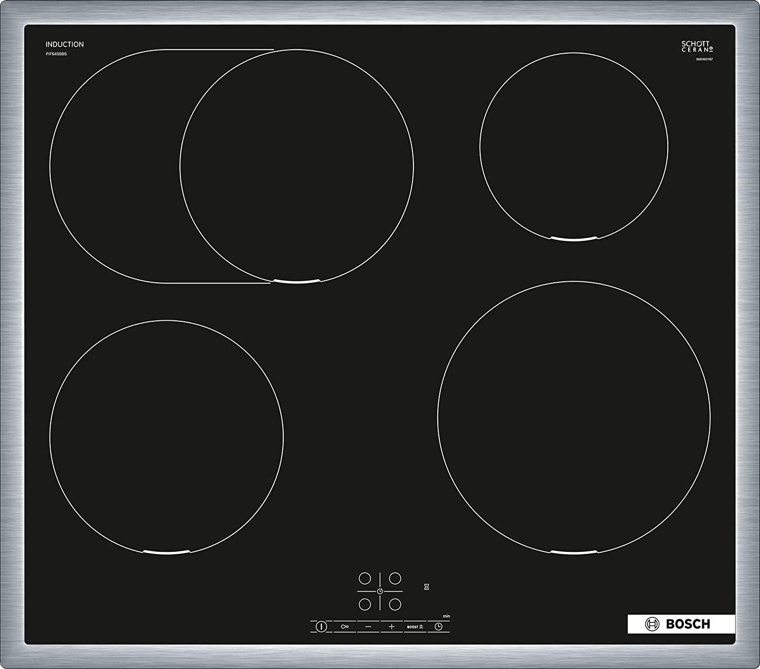 Bosch PIF645BB5E Series 4, self-sufficient hob