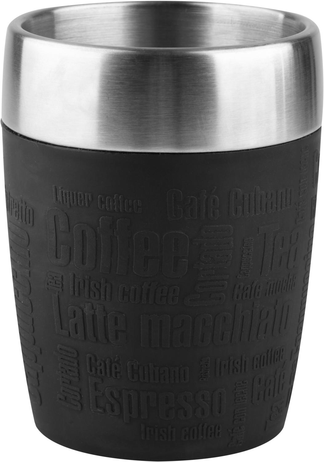 Emsa TRAVEL CUP thermal mug (black/stainless