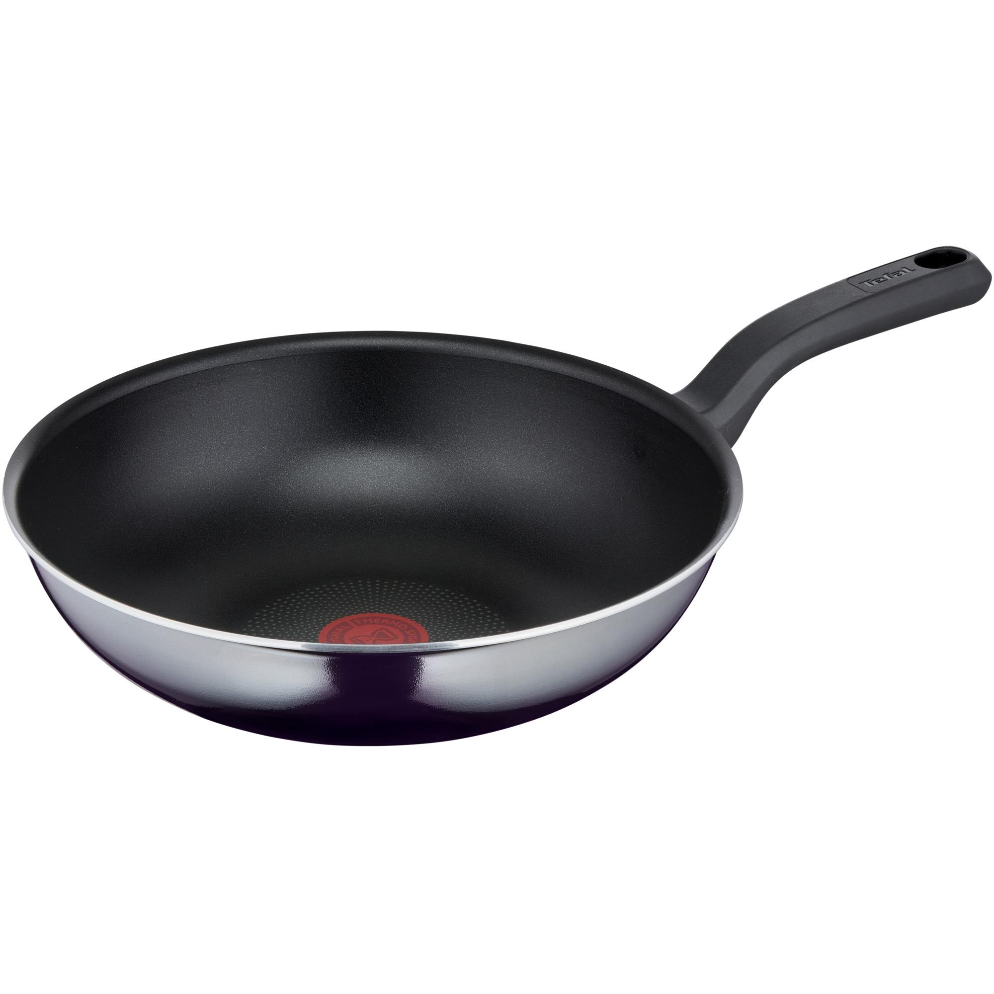 Tefal wok pan Resist 28cm black
