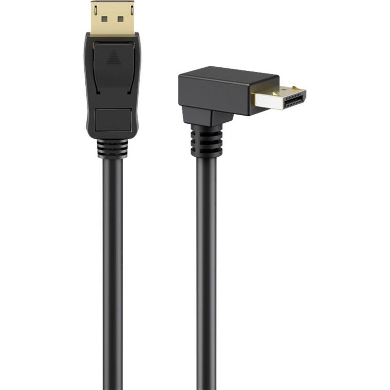 Goobay cable DisplayPort plug 90° >
