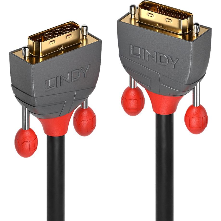 Lindy DVI-D Dual-Link Cable, Anthra Line