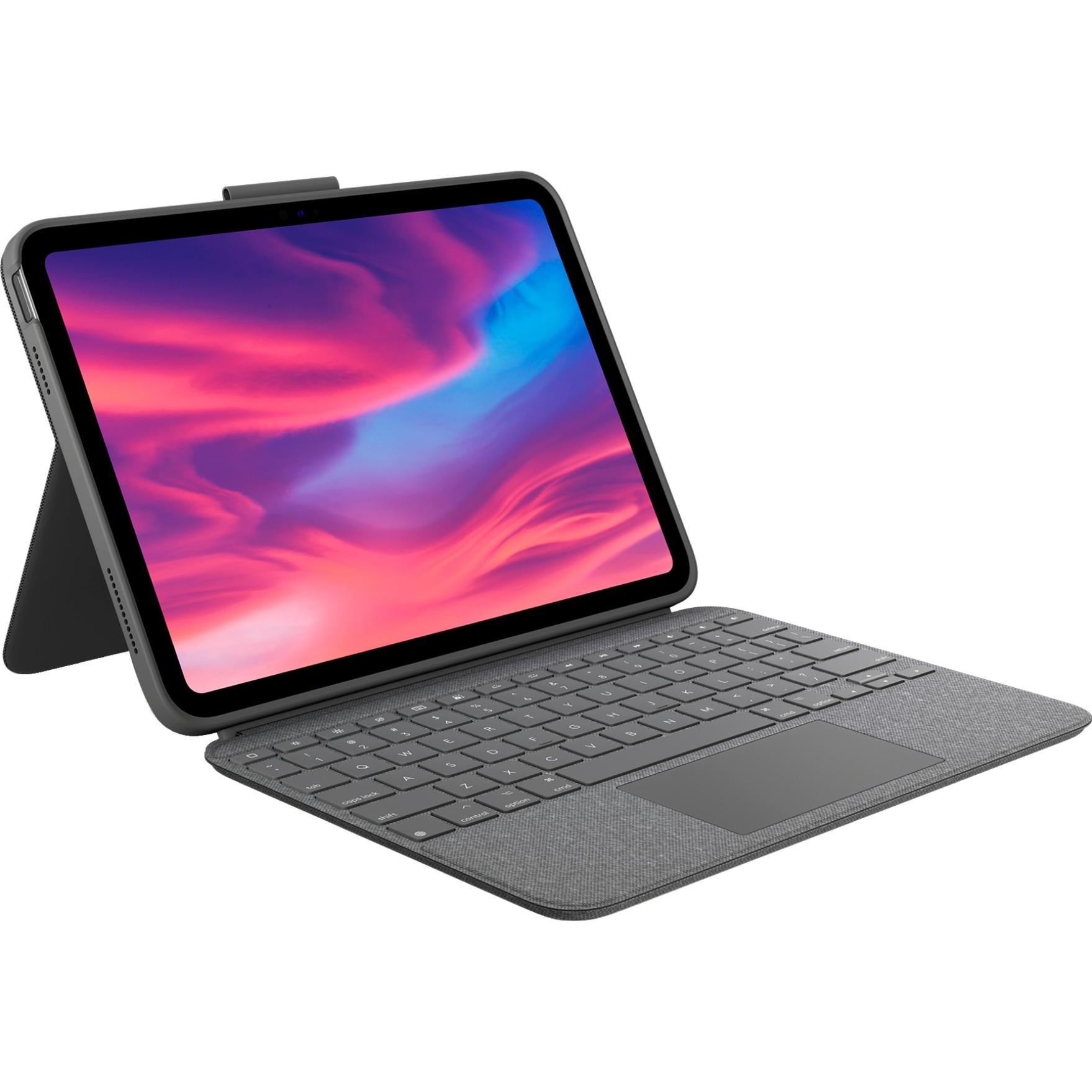 Logitech Combo Touch (gray, DE layout