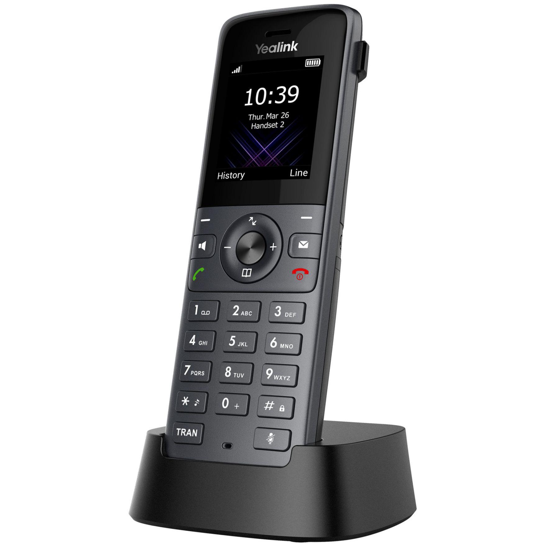 Yealink W74H, analog telephone dark grey
