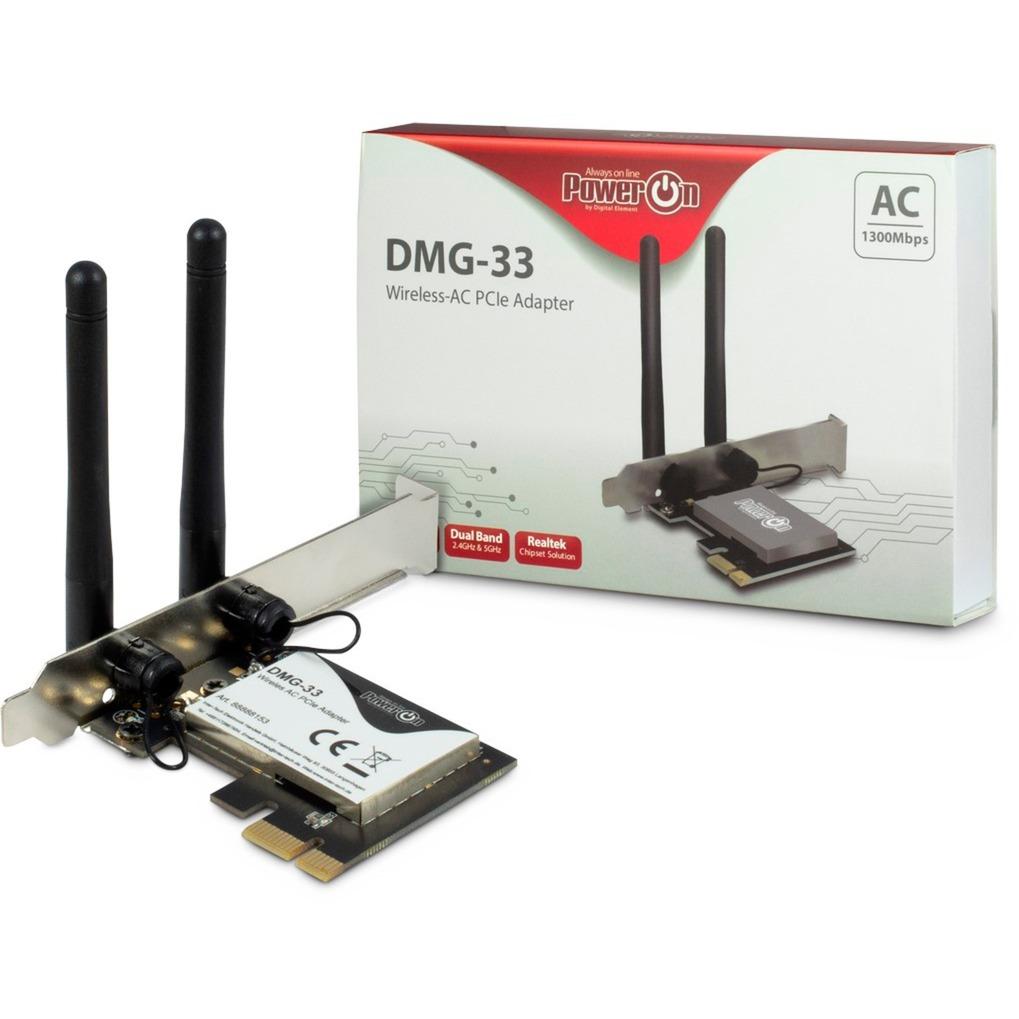Inter-Tech DMG-33 Wi-Fi 5 PCIe Ad