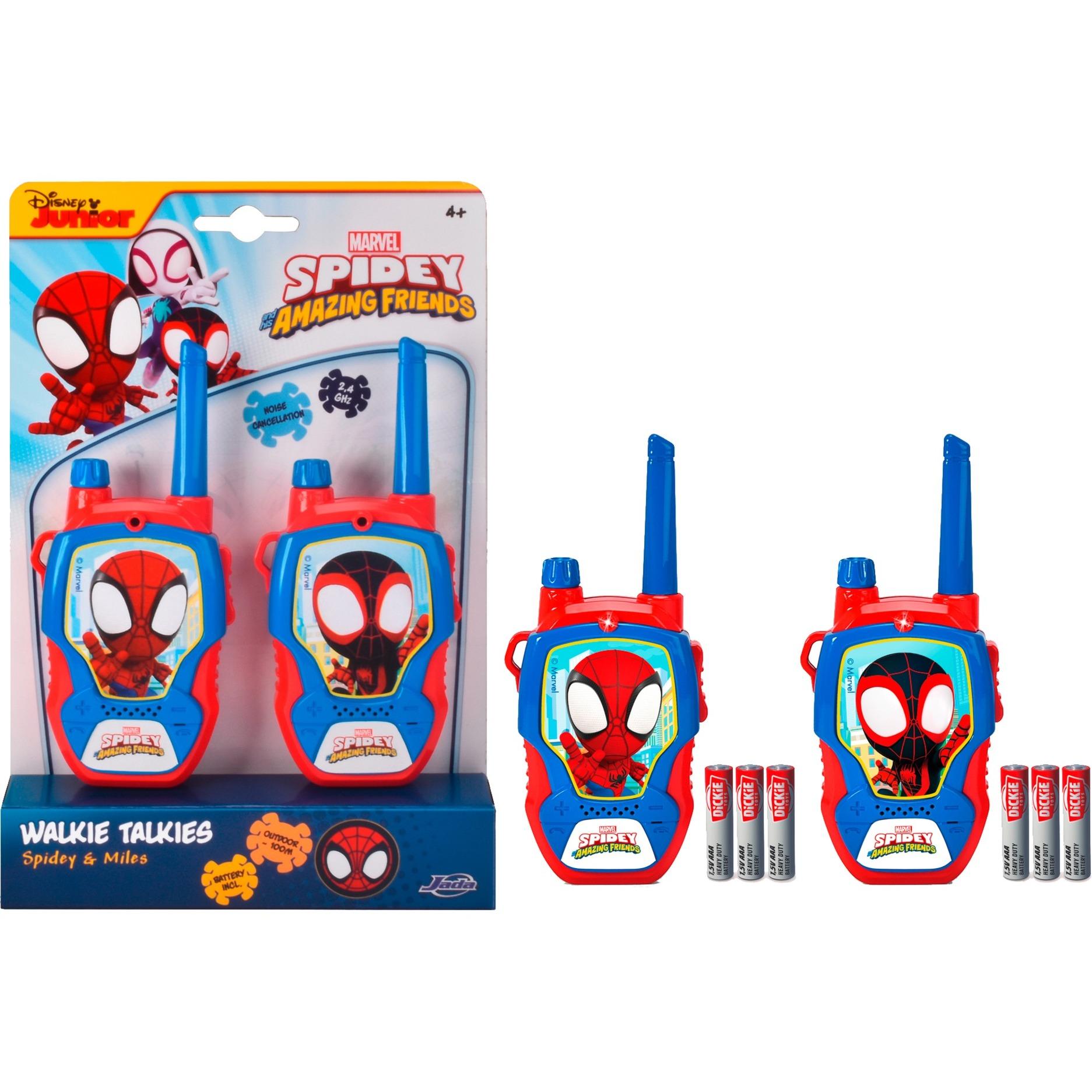 Simba-Dickie Dickie Spidey, Walkie-Talkie (Blue/Red)