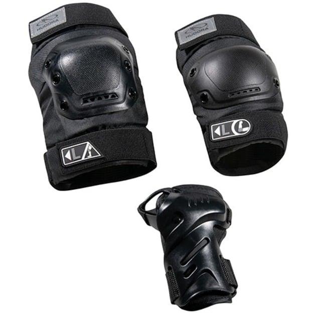 Hudora biomechanical protector set (black, size
