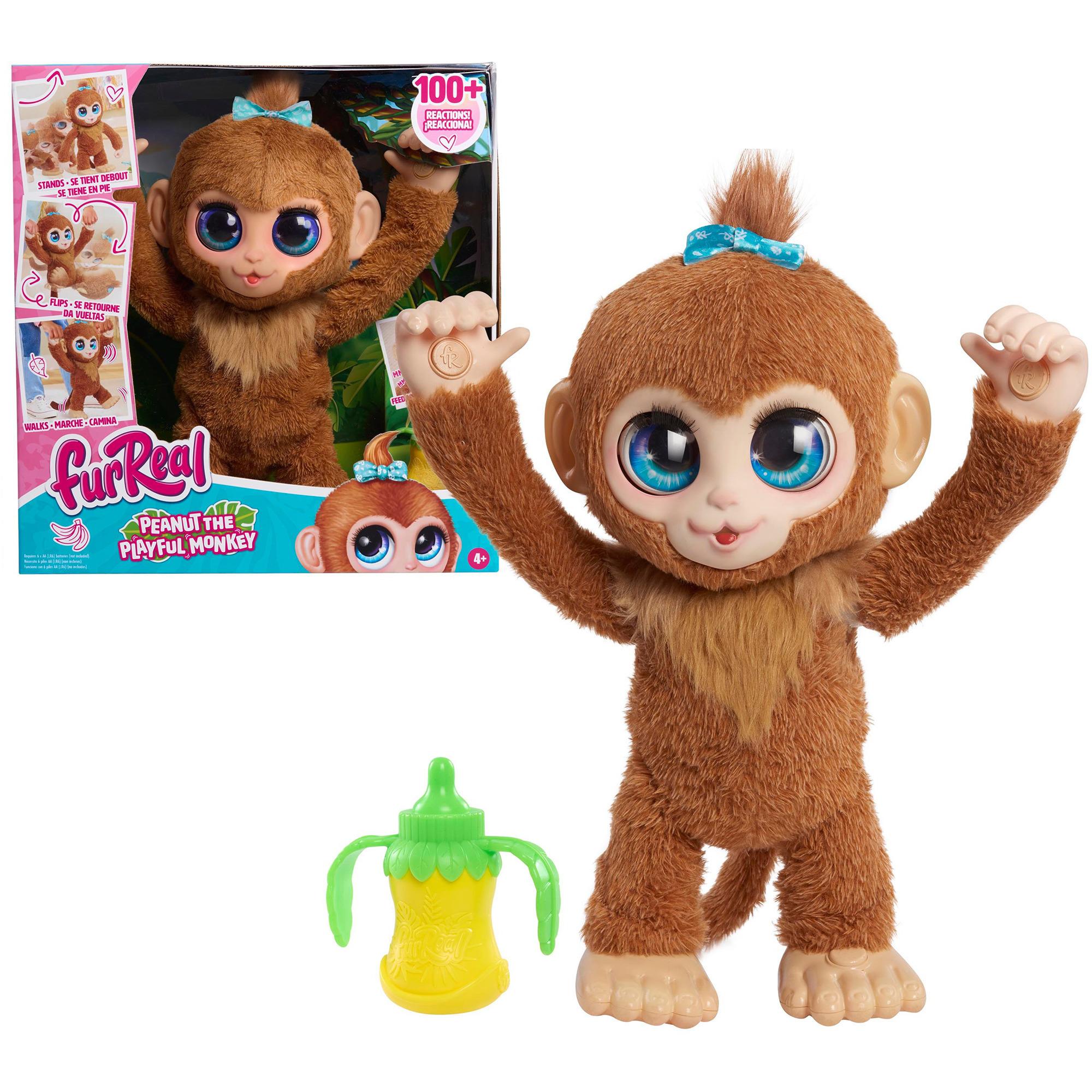 Just Play furReal Peanut Walking Monkey