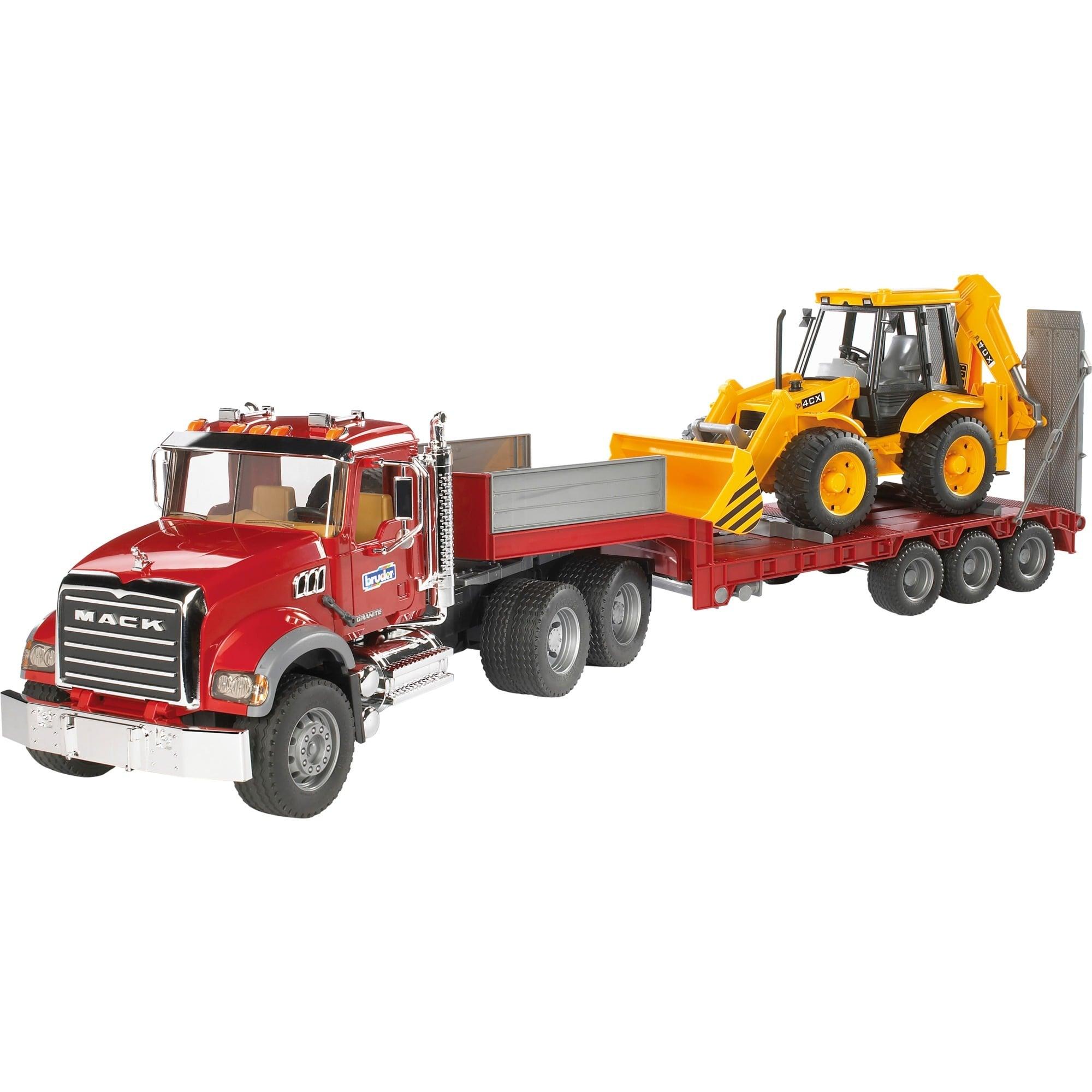 Bruder MACK Granite low loader and