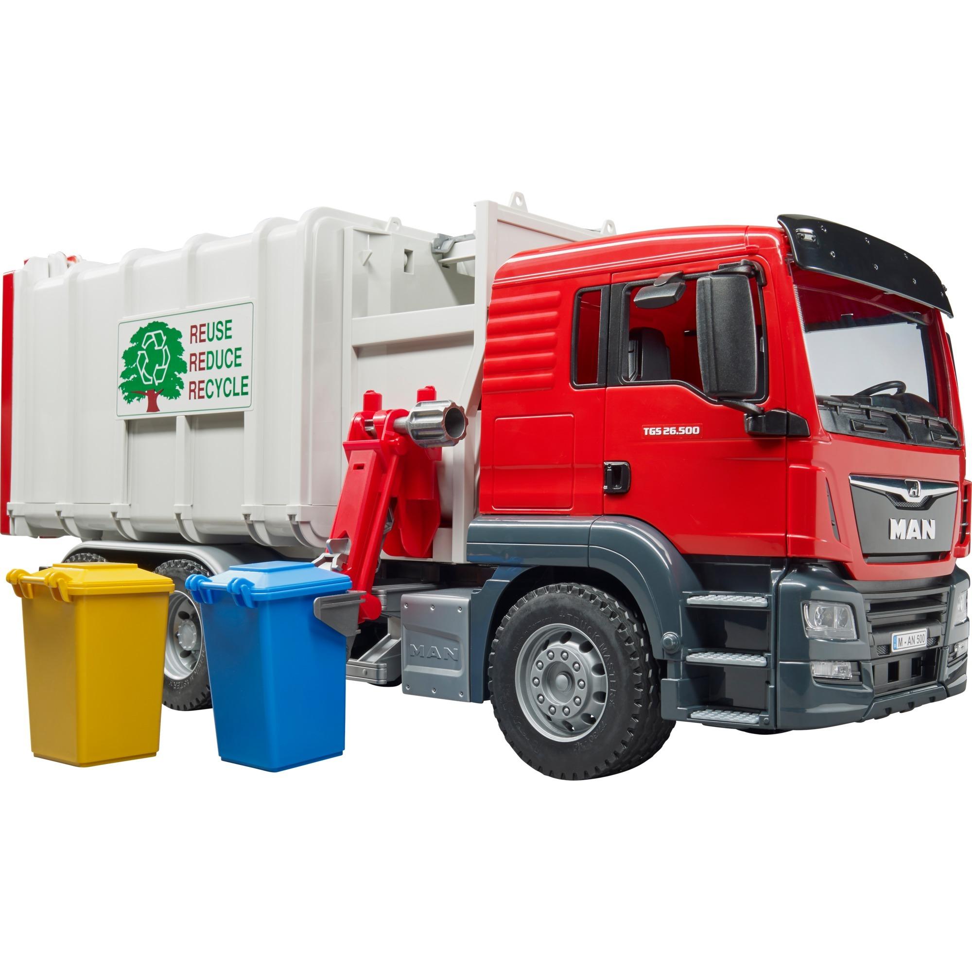 BRUDER MAN TGS side loader garbage