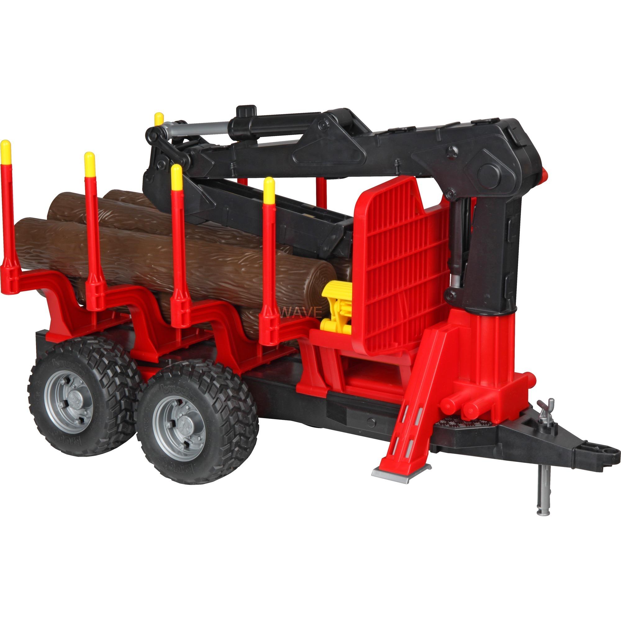 Bruder Professional Series Forestry Trailer with