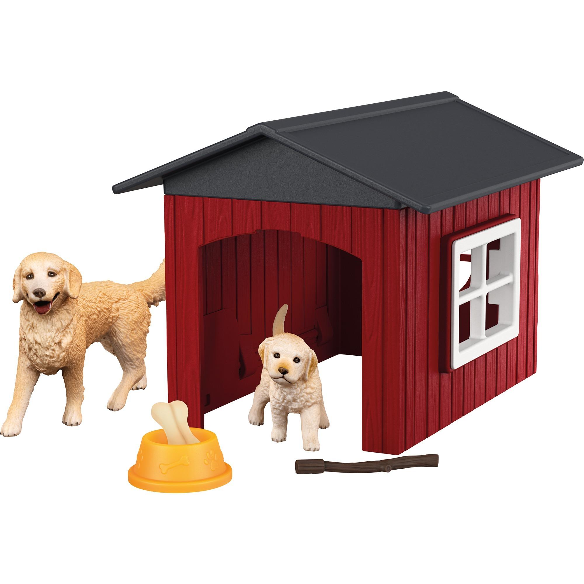 Schleich Farm World Doghouse with Golden