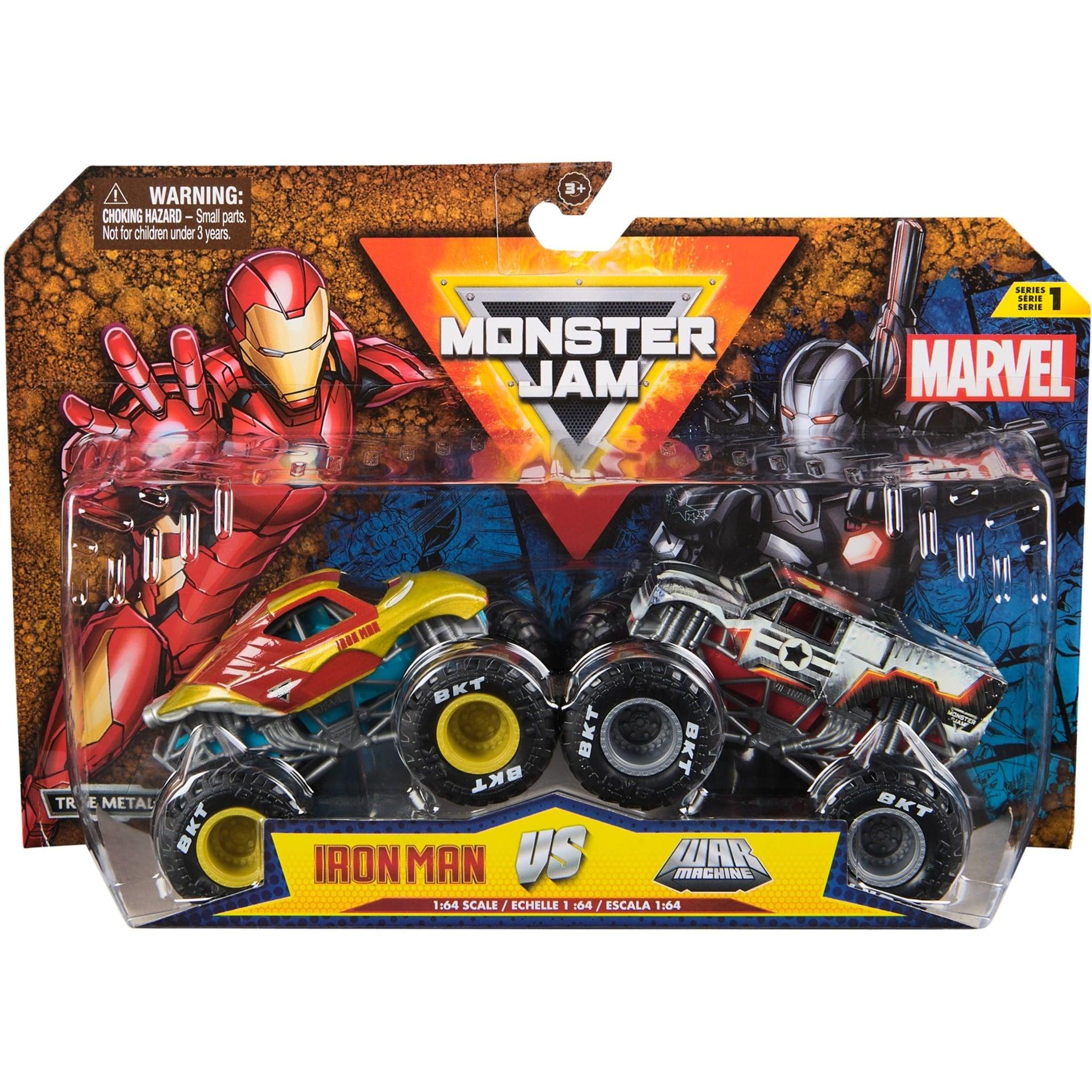 Spinmaster Monster Jam 2-Pack Iron Man